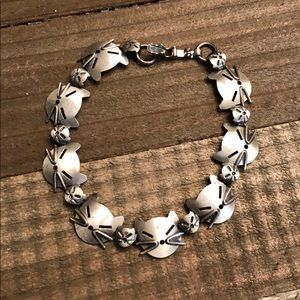 Vintage Cat Bracelet